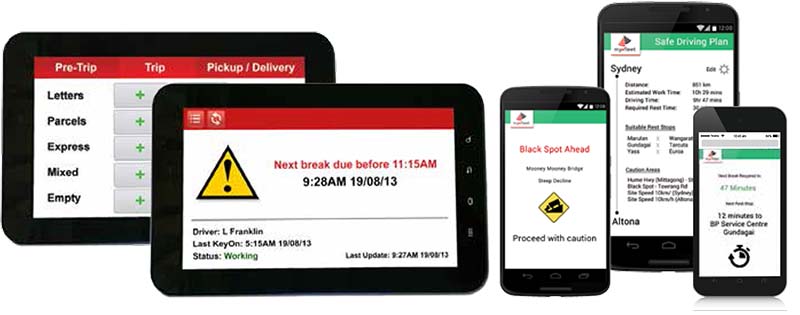 MyFleet's Driver Buddy Application is available for Apple and Android devices