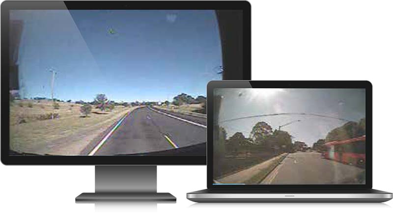 High resolution and night vision dash cameras.