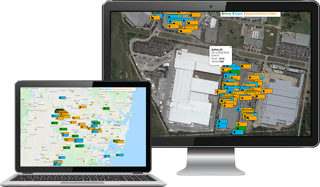 See all your trailers in a map to improve efficiency